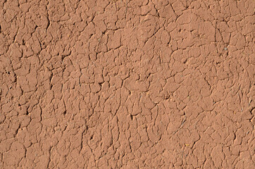 Cracked Clay Wall Texture