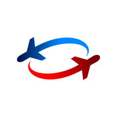 airplane vector logo