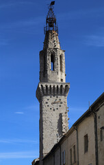 Obraz premium Old clock tower in Avignon, France