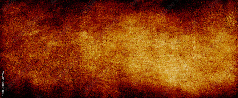 Poster abstract red background with black grunge borders, triangle shapes in red transparent layers with an