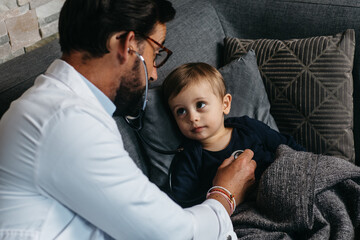 a home doctor who consults a baby