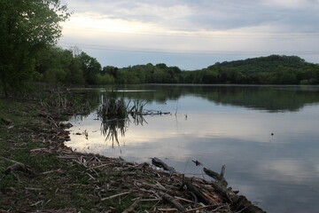 reflection in the water