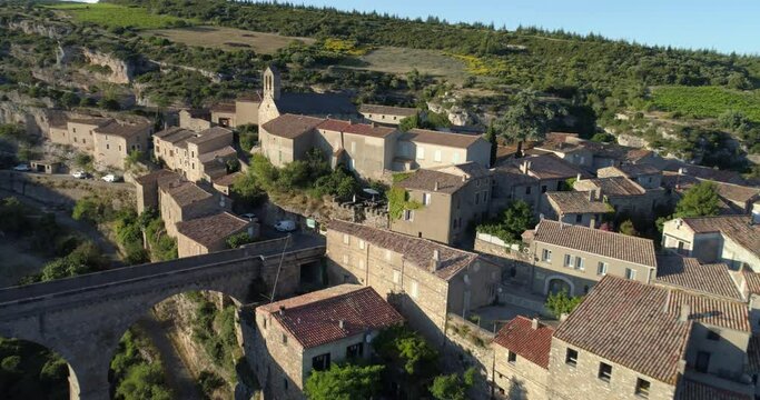 Minerve back travelling, H&eacute;rault, labelled Les Plus Beaux Villages de France