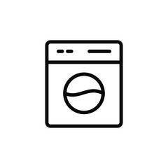 washing machine icon vector