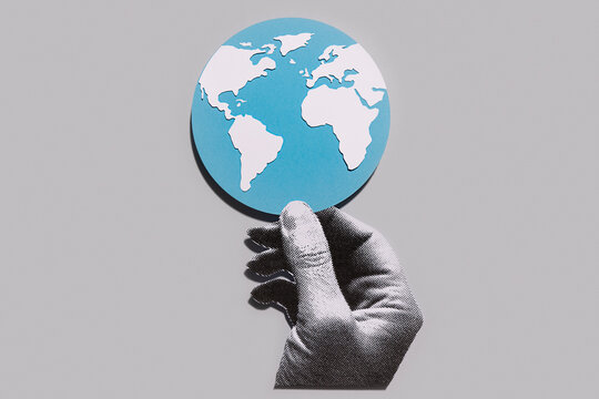 World concept collage