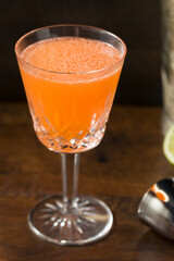Boozy Red Naked and Famous Cocktail