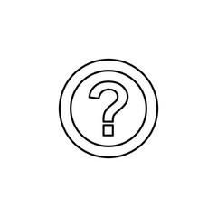 question icon vector
