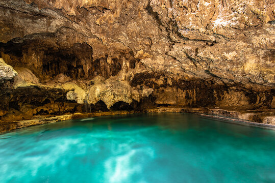 Spring in a cave of Banff,Canada