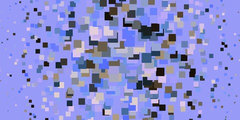 Light Blue, Yellow vector background in polygonal style. Illustration with a set of gradient rectangles. Design for your business promotion.