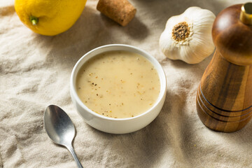 Homemade Lemon Garlic Vinaigrette Dressing