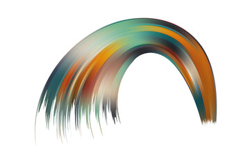 Wave colorful texture volume surface. warp strip