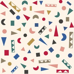 Geometric seamless pattern background