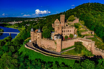 Obraz premium Wertheim aus der Luft