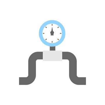 recommend clip art: Gauge or meter illustration. Could be a pressure or water meter, odometer, tachometer, speedometer, or any dial measurement indicator.