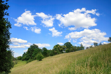 Obraz premium A pied dans les collines