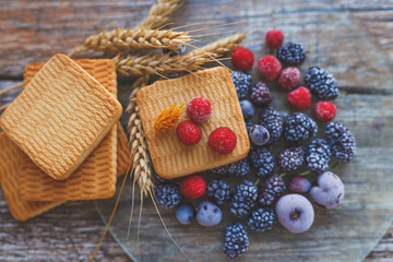 christmas cookies on the table