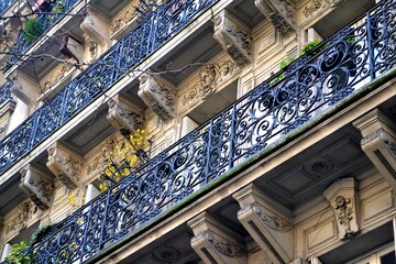 detail of the facade of the palace of versailles