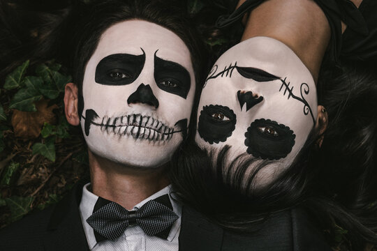 Halloween Couple in love