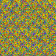 Colorful Rainbow wave on pistachio background seamless pattern, banner and wallpaper, LGBT flag Pride Month symbol of gay Pride