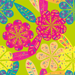 Floral seamless pattern.
