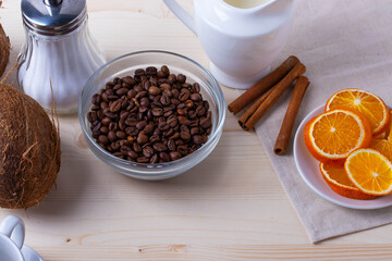 fresh roasted coffee beans