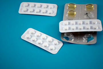 Convolute pills, vitamins. Pharmacy