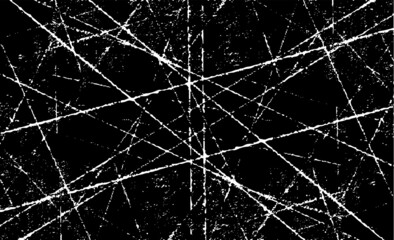 Scratched Grunge Urban Background Texture Vector. Dust Overlay Distress Grainy Grungy Effect. Distressed Backdrop Vector Illustration. Isolated Black on White Background. EPS 10.