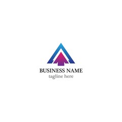 A Letter logo business template