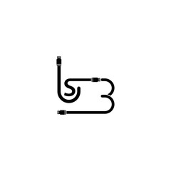 USB tech logo template