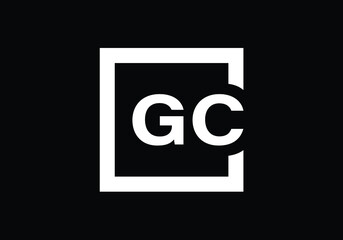 G C Initial Letter Logo design, Graphic Alphabet Symbol for Corporate Business Identity