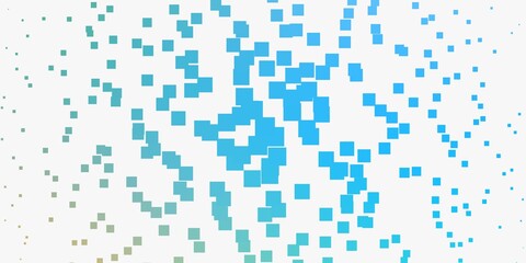 Fototapeta premium Light Blue, Yellow vector pattern in square style. New abstract illustration with rectangular shapes. Pattern for commercials, ads.