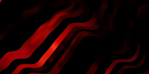 Dark Pink, Red vector backdrop with curves. Illustration in abstract style with gradient curved.  Design for your business promotion.