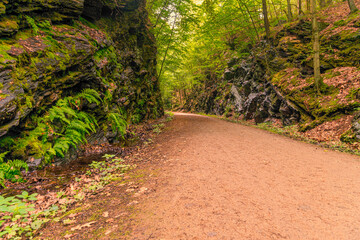 Pathway through the rocks