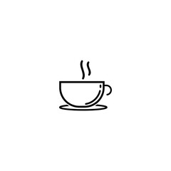 Coffee cup vector icon
