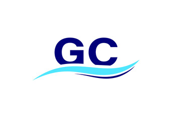 G C Initial Letter Logo design, Graphic Alphabet Symbol for Corporate Business Identity