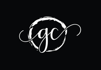 G C Initial Letter Logo design, Graphic Alphabet Symbol for Corporate Business Identity
