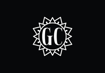 G C Initial Letter Logo design, Graphic Alphabet Symbol for Corporate Business Identity