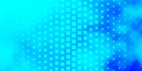Light BLUE vector pattern in square style. Abstract gradient illustration with rectangles. Pattern for websites, landing pages.
