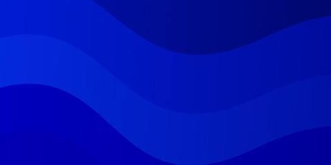 Light BLUE vector layout with wry lines. Colorful illustration with curved lines. Pattern for booklets, leaflets.