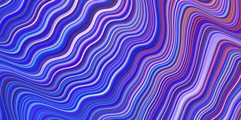 Light Blue, Red vector background with wry lines.