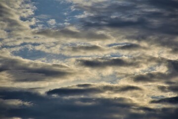 Słońce za chmurami 