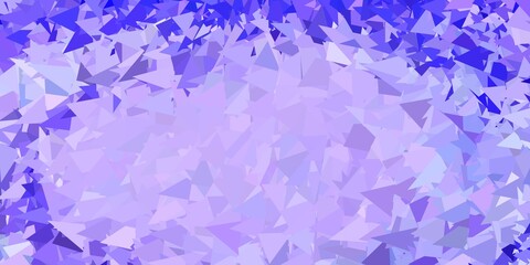 Light purple vector polygonal background.