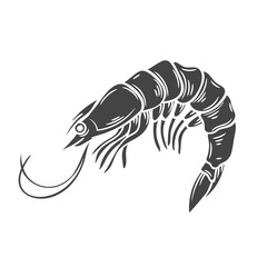 Glyph shrimp icon
