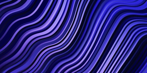 Light Purple vector backdrop with curves. Abstract gradient illustration with wry lines. Best design for your ad, poster, banner.