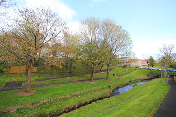 view of the burn