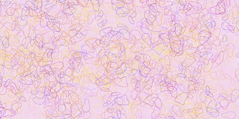 Light blue, red vector texture with memphis shapes.