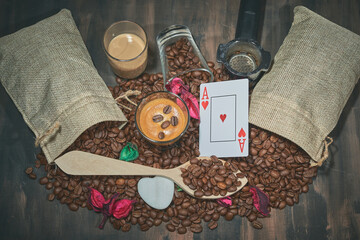 Coffee time grain flavor an taste