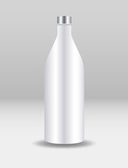 aluminium bottle product branding icon