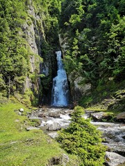 Pfitsch Wasserfall, Wipptal, Südtirol, Italien