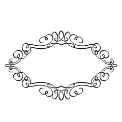 Calligraphic Design Frame